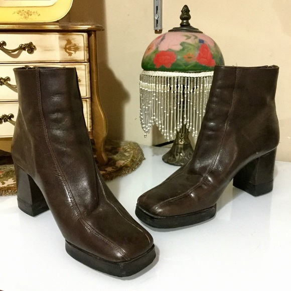 square toe boots 90s